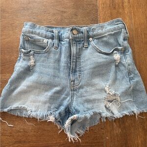 Distressed Denim Women Shorts